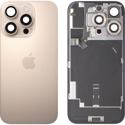 Apple iPhone 16 Pro Battery Cover, Gold (Desert Titanium), Swap