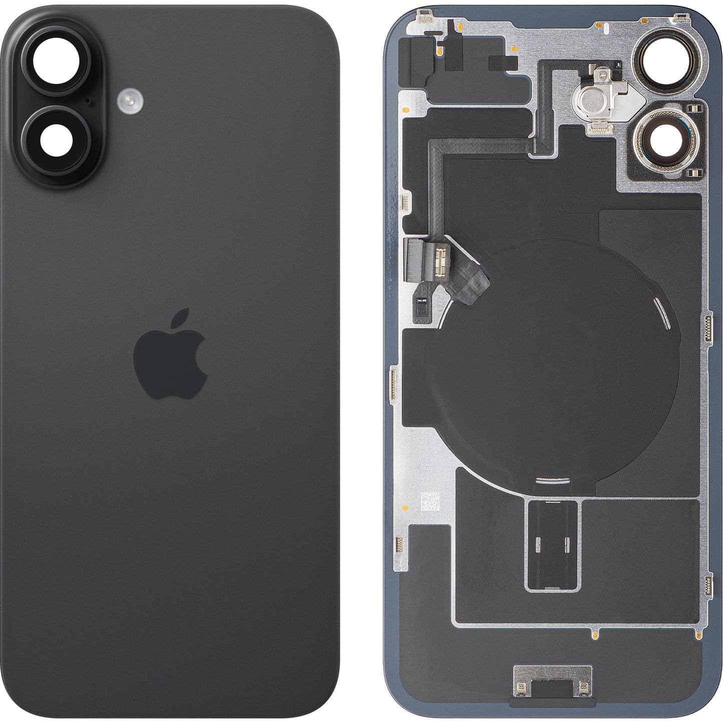Akkuabdeckung Apple iPhone 16 Plus, Schwarz, Swap