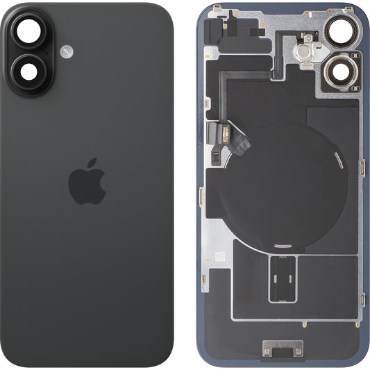 Akkuabdeckung Apple iPhone 16 Plus, Schwarz, Swap