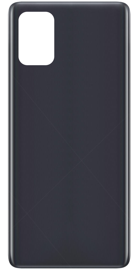 Batteriedeckel kompatibel mit Samsung Galaxy A71 A715, Schwarz