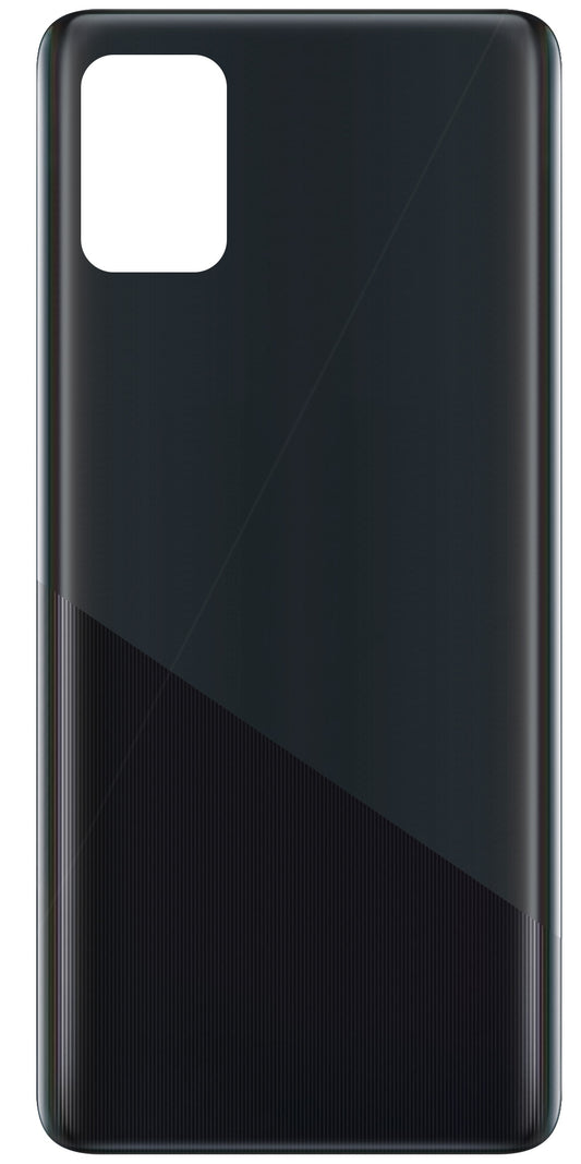 Akkudeckel kompatibel mit Samsung Galaxy A51 A515, Schwarz