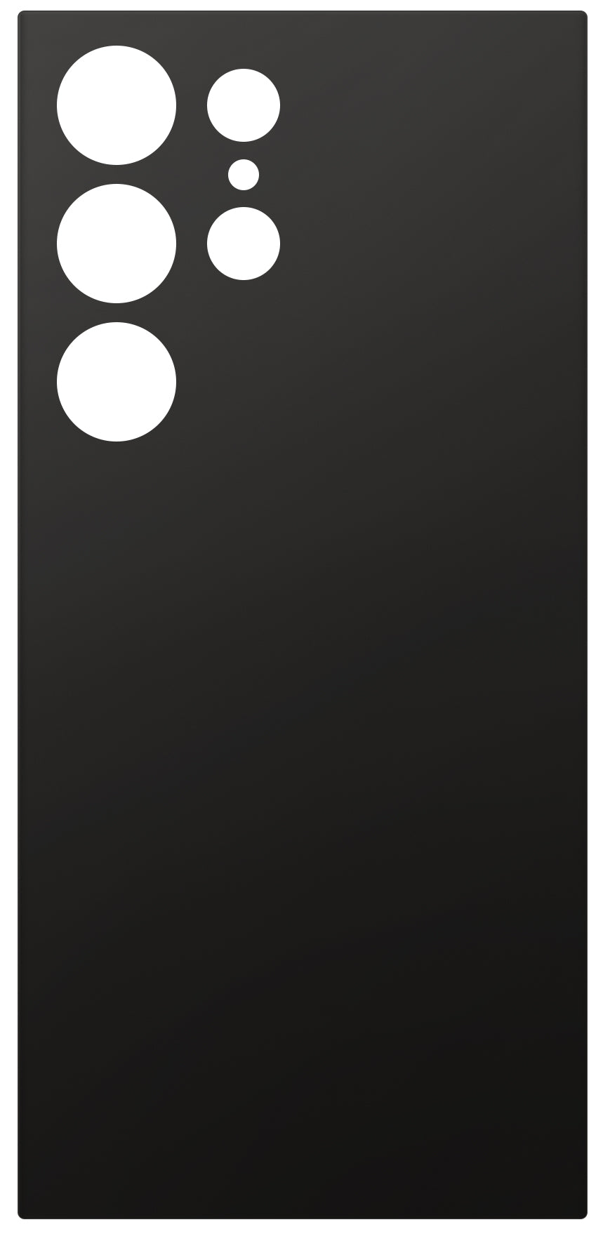 Batteriedeckel kompatibel mit Samsung Galaxy S24 Ultra S928, Schwarz