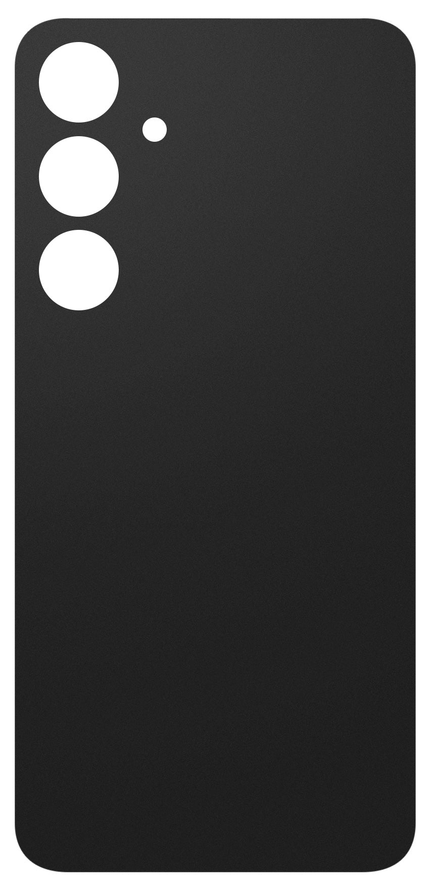 Battery Cover compatible with Samsung Galaxy S24+ S926, Black