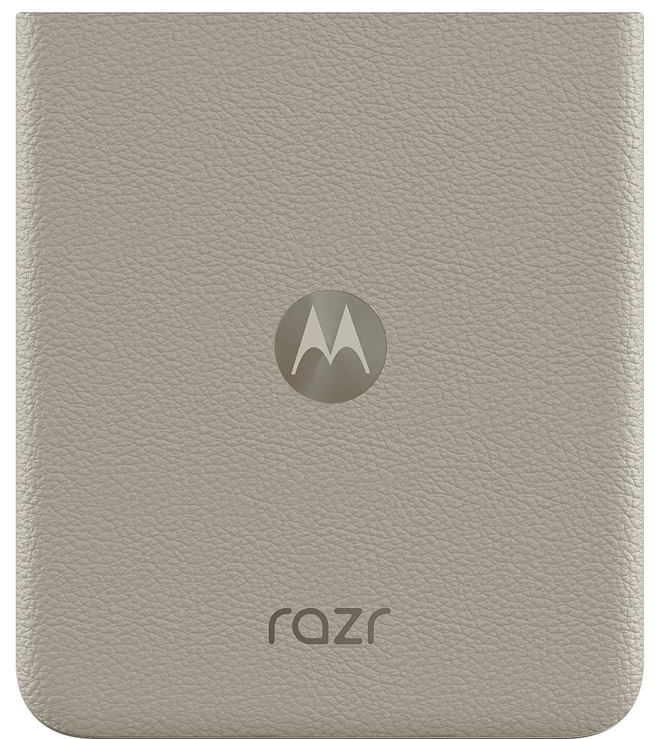 Akkuabdeckung Motorola Razr 2024 / Razr 50, Creme (Bimsstein), Service Pack SL98E12657