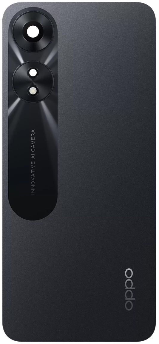 Oppo A78 5G Akkudeckel, Schwarz (Glowing Black), Swap