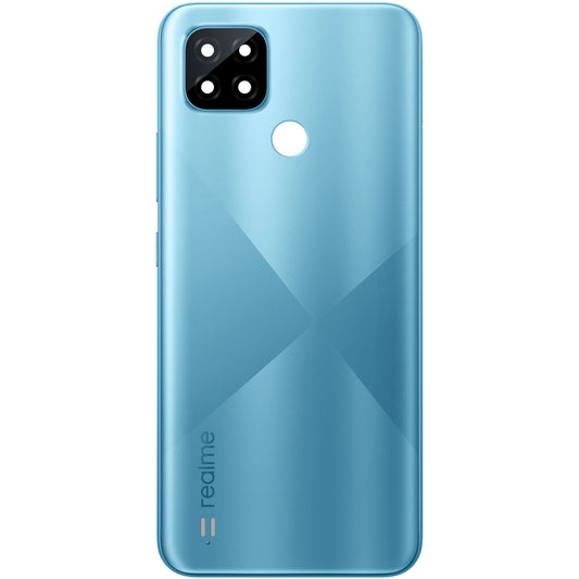 Realme C21 Akkudeckel, Blau (Cross Blue), Service Pack 4906347