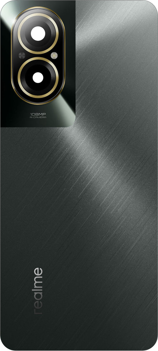 Akkuabdeckung Realme C67 4G, Schwarz (Black Rock), Service Pack 621033000167