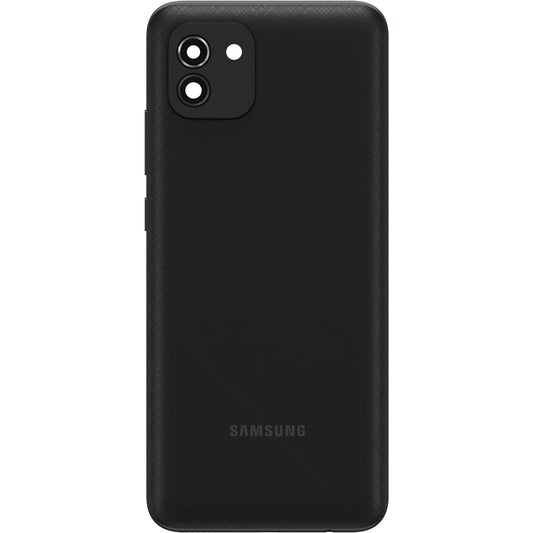 Samsung Galaxy A03 A035 Akkudeckel, Version F, Schwarz