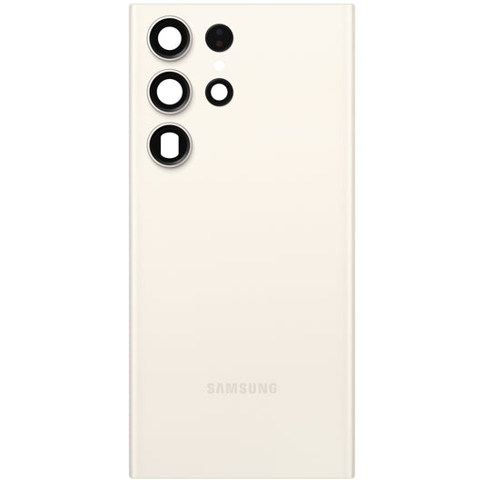 Batteriedeckel Samsung Galaxy S23 Ultra S918, Creme, Service Pack GH82-30400B