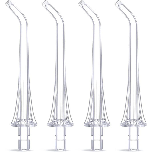 Ersatzkopf für Bitvae C2 / F30 / 304 Munddusche, 4 Stück Set, Transparent