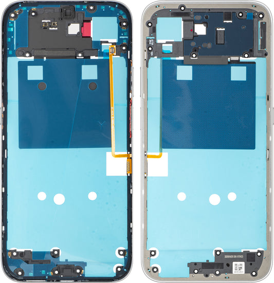 Middle Case Honor 600 Smart, White (Meteor Silver), Service Pack 9707ADNS