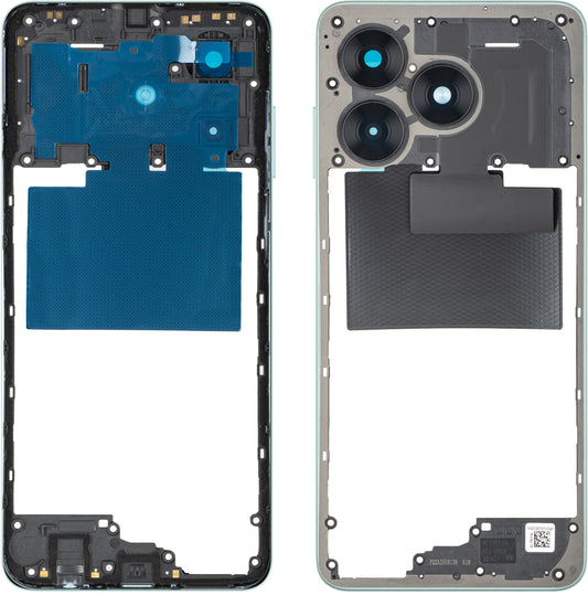 Mittelgehäuse Honor X5c Plus, Türkis (Cyan Lake), Service Pack 9707ACHY