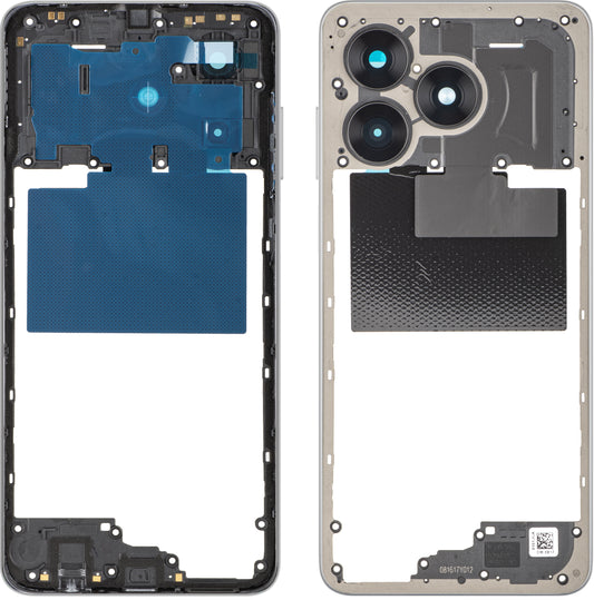 Mittelgehäuse Honor X5c Plus, Silber, Service Pack 9707ACJA