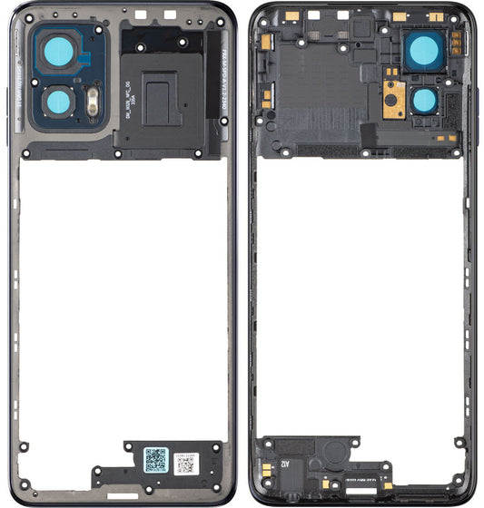Mittelgehäuse Motorola Moto G73, Blau (Midnight Blue), Service Pack 5S58C22264