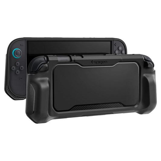 Spigen Rugged Armor Schutzhülle für Nintendo Switch 2 Konsole, Schwarz ACS09075