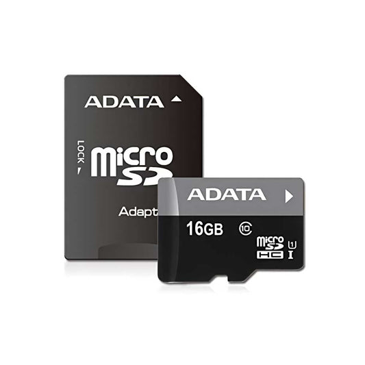 microSDHC-Speicherkarte Adata Premier, 16 GB, Klasse 10 / UHS-1 U1, mit Adapter AUSDH16GUICL10-RA1