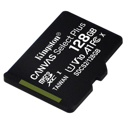 Speicherkarte microSDXC Kingston Canvas Select Plus, 128 GB, Klasse 10 / UHS-1 U1 SDCS2/128 GBSP