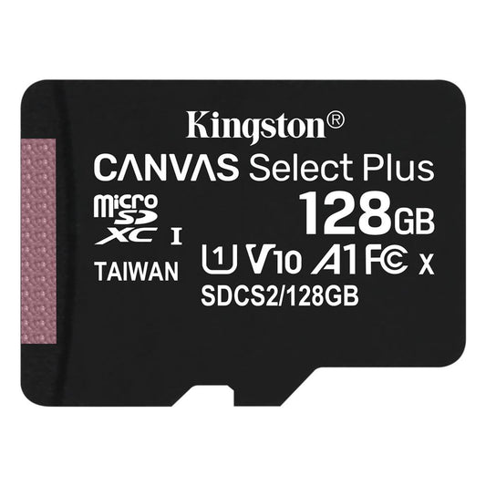 Kingston Canvas Select Plus, 128Gb, Klasse 10 / UHS-1 U1 SDCS2/128GBSP microSDXC Speicherkarte