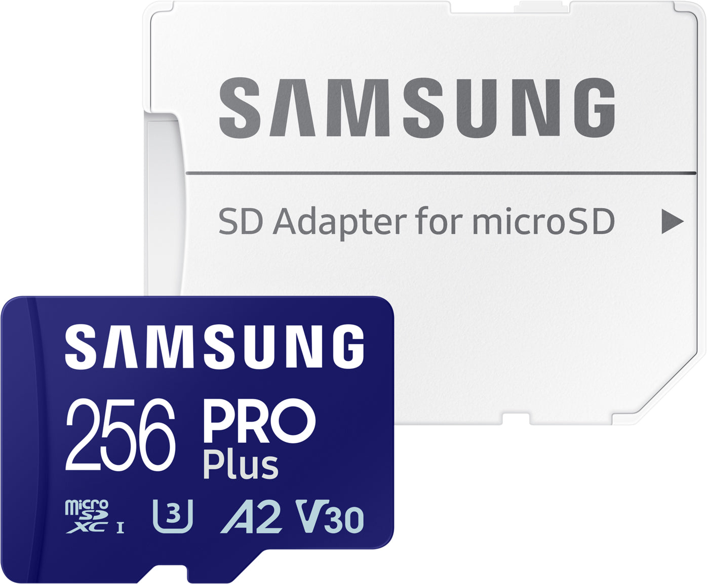 Samsung PRO Plus microSDXC Speicherkarte, 256Gb, Klasse 10 / UHS-1 U3, mit Adapter MB-MD256SA/EU