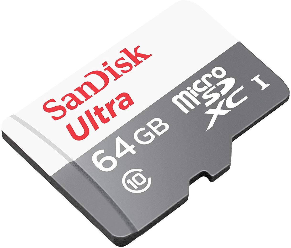 microSDXC SanDisk Ultra Android-Speicherkarte, 64 GB, Klasse 10 / UHS-1 U1 SDSQUNR-064G-GN3MN