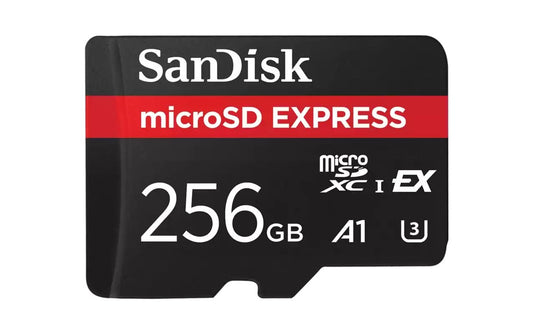 SanDisk Express microSDXC Memory Card, 256Gb, Class 10 / UHS-1 U3 SDSQXFN-256G-GN4NN