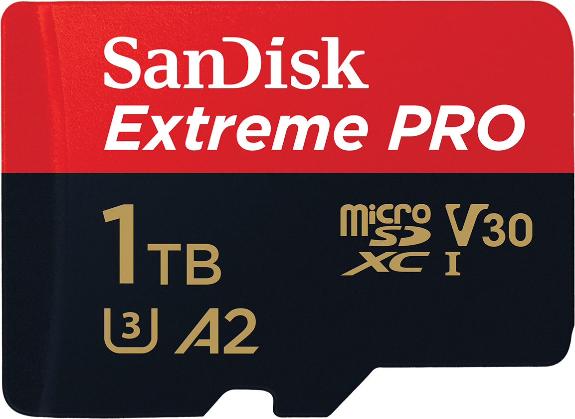 microSDXC Speicherkarte SanDisk Extreme Pro, 1TB, Klasse 10 / UHS-1 U3, mit Adapter SDSQXCD-1T00-GN6MA