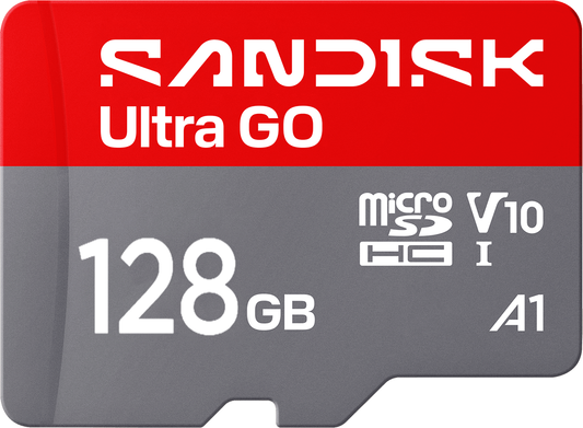 microSDXC-Speicherkarte SanDisk Ultra GO Android A1, 128GB, Klasse 10 / UHS-1 U1 SDSQUGN-128G-GN6MN