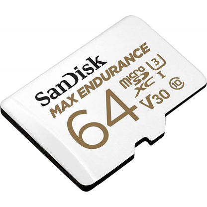 Speicherkarte microSDXC SanDisk MAX Endurance, 64Gb, Klasse 10 / UHS-1 U3, mit Adapter SDSQQVR-064G-GN6IA