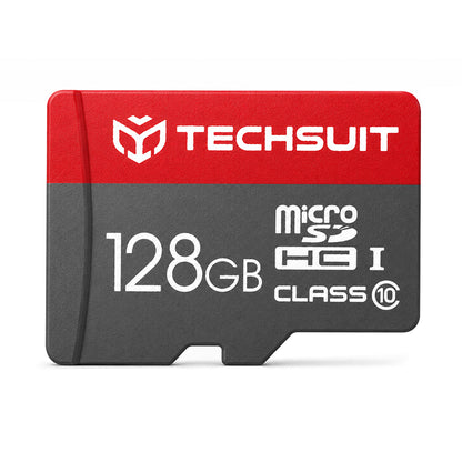 MicroSDXC Speicherkarte Techsuit THCM26, 128GB, Klasse 10, mit Adapter