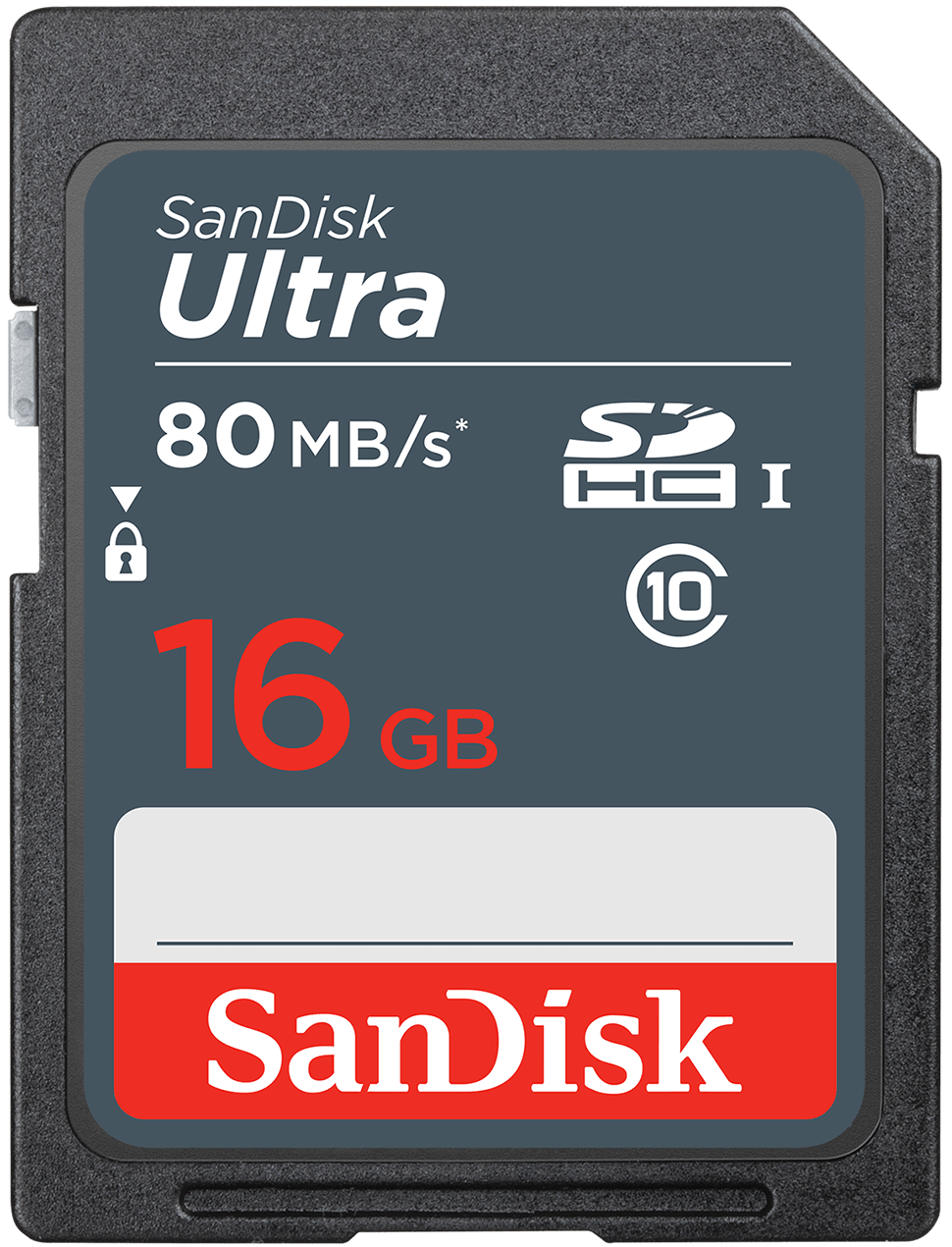 SDHC-Speicherkarte SanDisk Ultra, 16GB, Klasse 10 SDSDUNS-016G-GN3IN