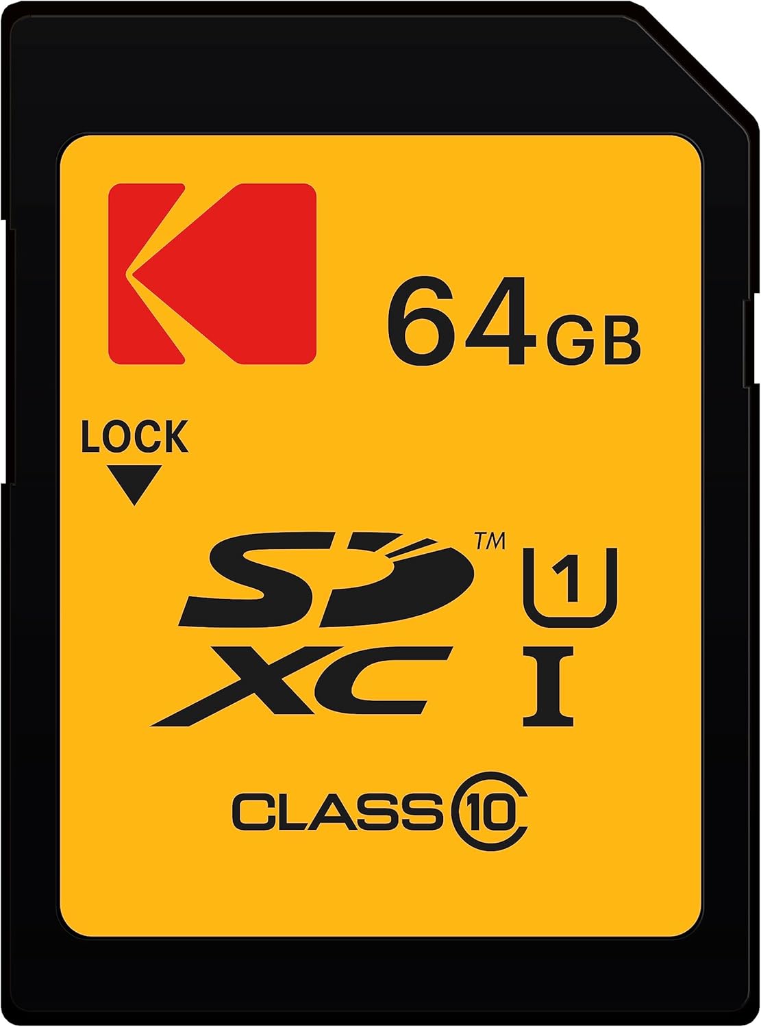 SDXC-Speicherkarte Kodak, 64Gb, Klasse 10 / UHS-1 U1 EKMSD64GXC10K