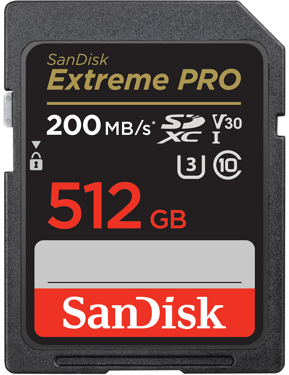 SDXC Speicherkarte SanDisk Extreme Pro, 512GB, Klasse 10 / UHS-1 U3 SDSDXXD-512G-GN4IN