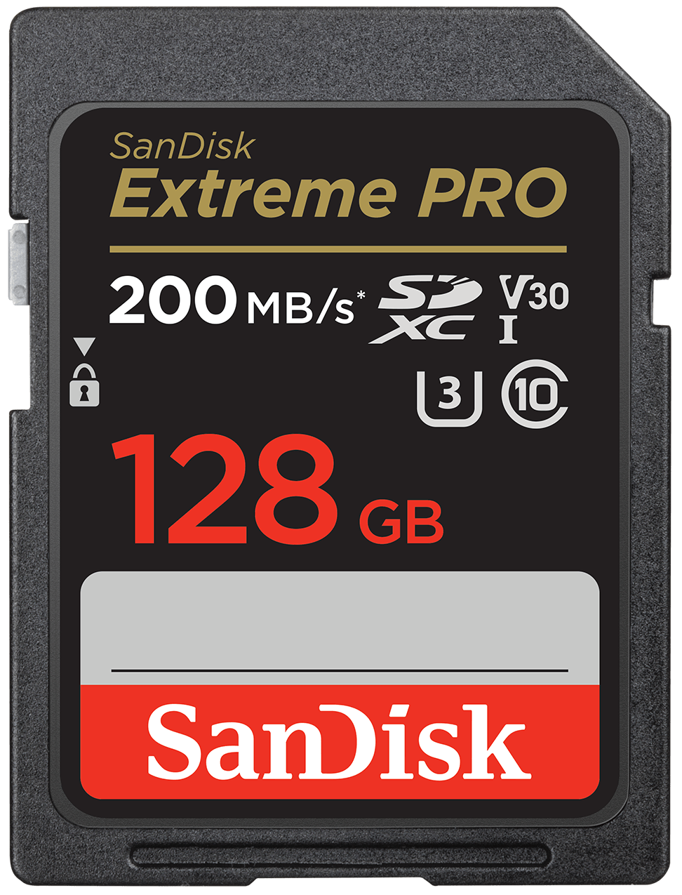 SDXC Speicherkarte SanDisk Extreme Pro, 128GB, Klasse 10 / UHS-1 U3 SDSDXXD-128G-GN4IN