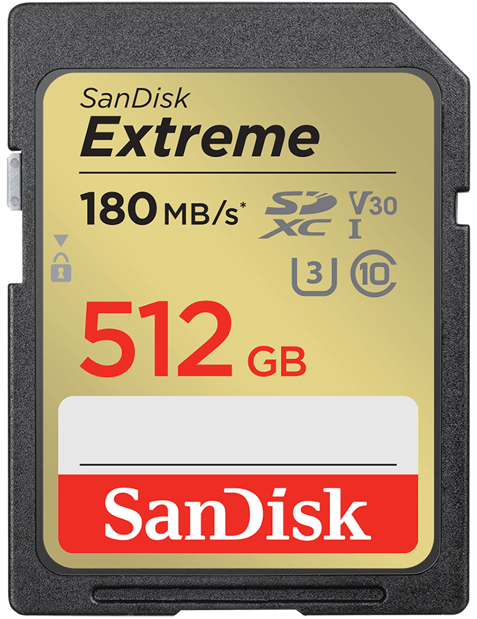SDXC Speicherkarte SanDisk Extreme, 512GB, Klasse 10 / UHS-1 U3 SDSDXVV-512G-GNCIN