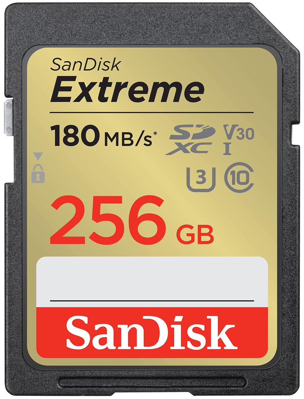 SDXC Speicherkarte SanDisk Extreme, 256GB, Klasse 10 / UHS-1 U3 SDSDXVV-256G-GNCIN