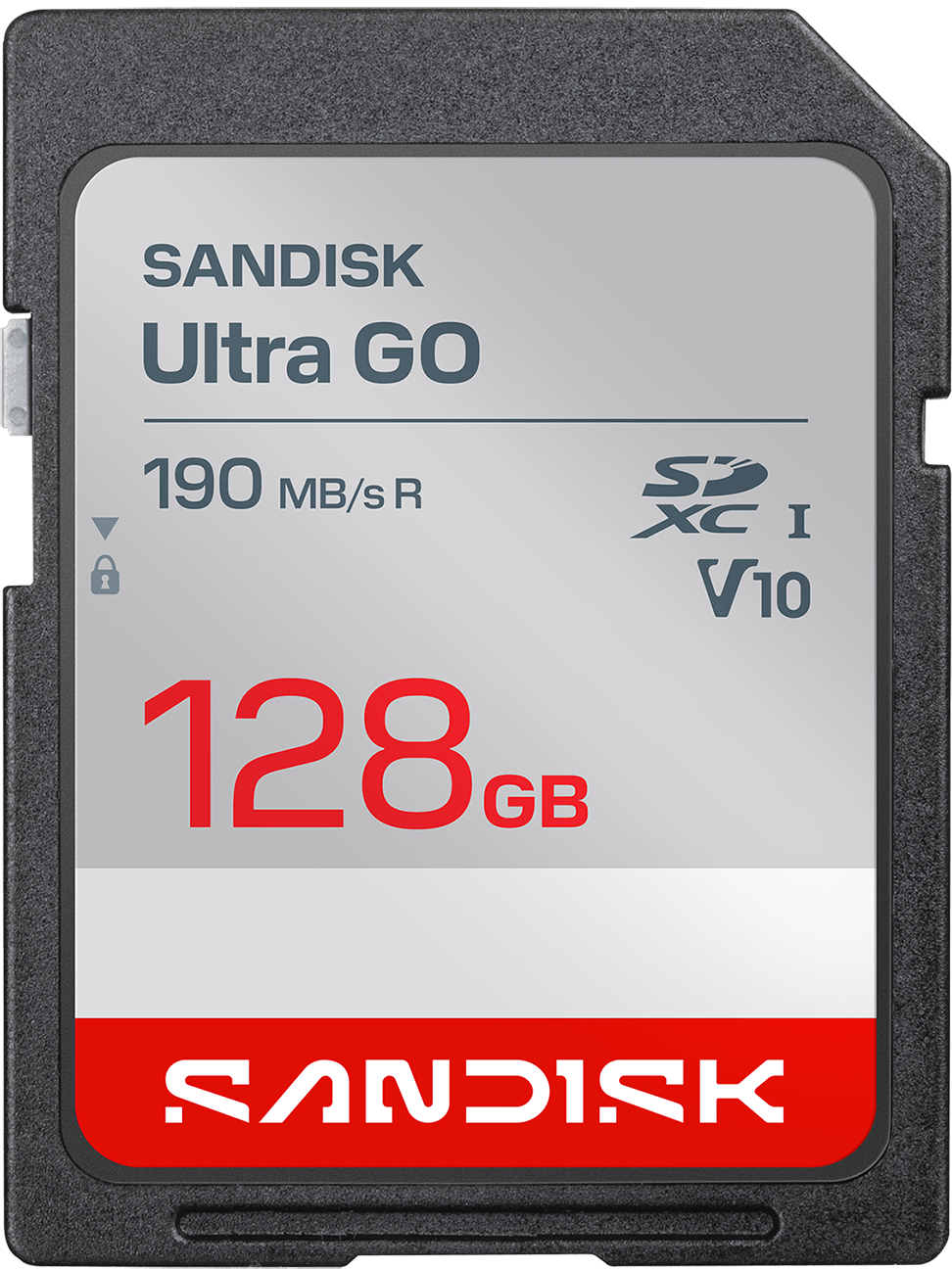 SanDisk Ultra GO SDXC Memory Card, 128GB, Class 10 / UHS-1 U1 SDSDUGN-128G-GN6IN