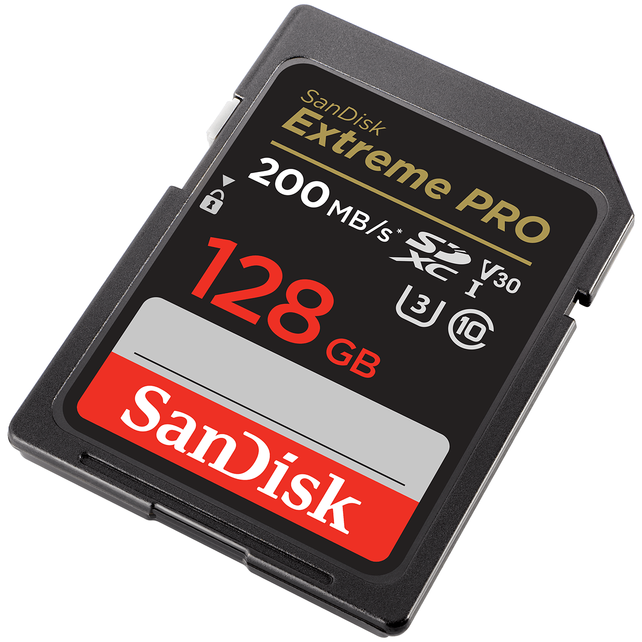 SDXC Speicherkarte SanDisk Extreme Pro, 128GB, Klasse 10 / UHS-1 U3 SDSDXXD-128G-GN4IN