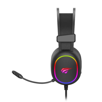 Gaming-Kopfhörer 3.5mm HAVIT H2016d, RGB, 2m, Schwarz