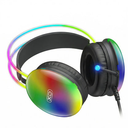 Gaming-Kopfhörer 3,5 mm XO Design GE11, RGB, Schwarz