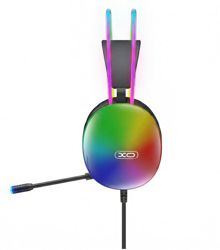 Gaming-Kopfhörer 3,5 mm XO Design GE11, RGB, Schwarz
