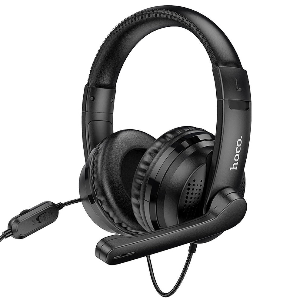 Gaming-Kopfhörer 3,5 mm HOCO W103, Schwarz