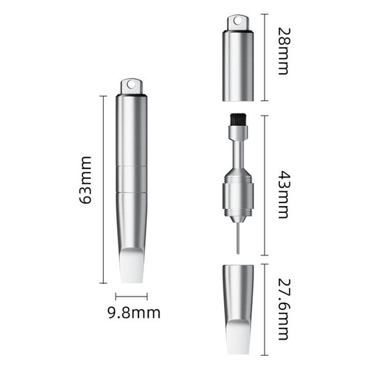 OEM SIM-Schlüssel CS-02, 3in1, Schlüsselanhänger-Typ, Grau