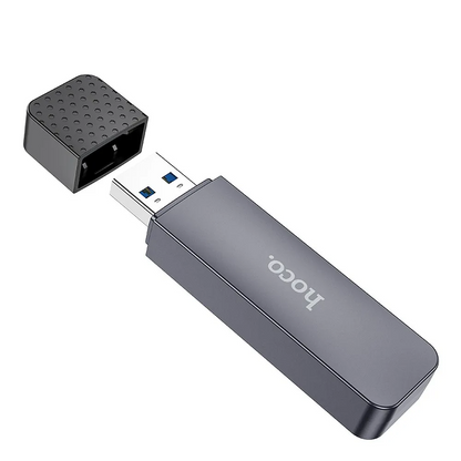 Kartenleser USB 3.0 HOCO HB45, SD - microSD, Grau