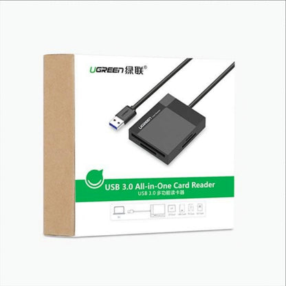 USB 3.0 Kartenleser UGREEN CR125, SD - microSD - CF - MS, Schwarz