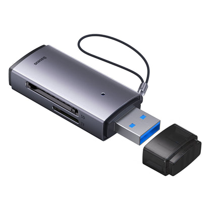 Baseus BS-OH069 USB-Kartenleser, SD – microSD, Grau WKQX060013