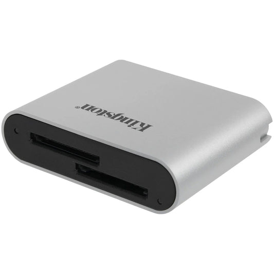 Kingston Workflow USB-C Kartenleser, Dual SD, Grau WFS-SD
