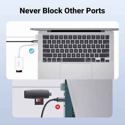 UGREEN CM265 USB-C Card Reader, SD - microSD, White