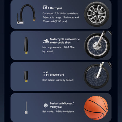 Auto-Kompressor Baseus Mega EnergyPump CRNL060001