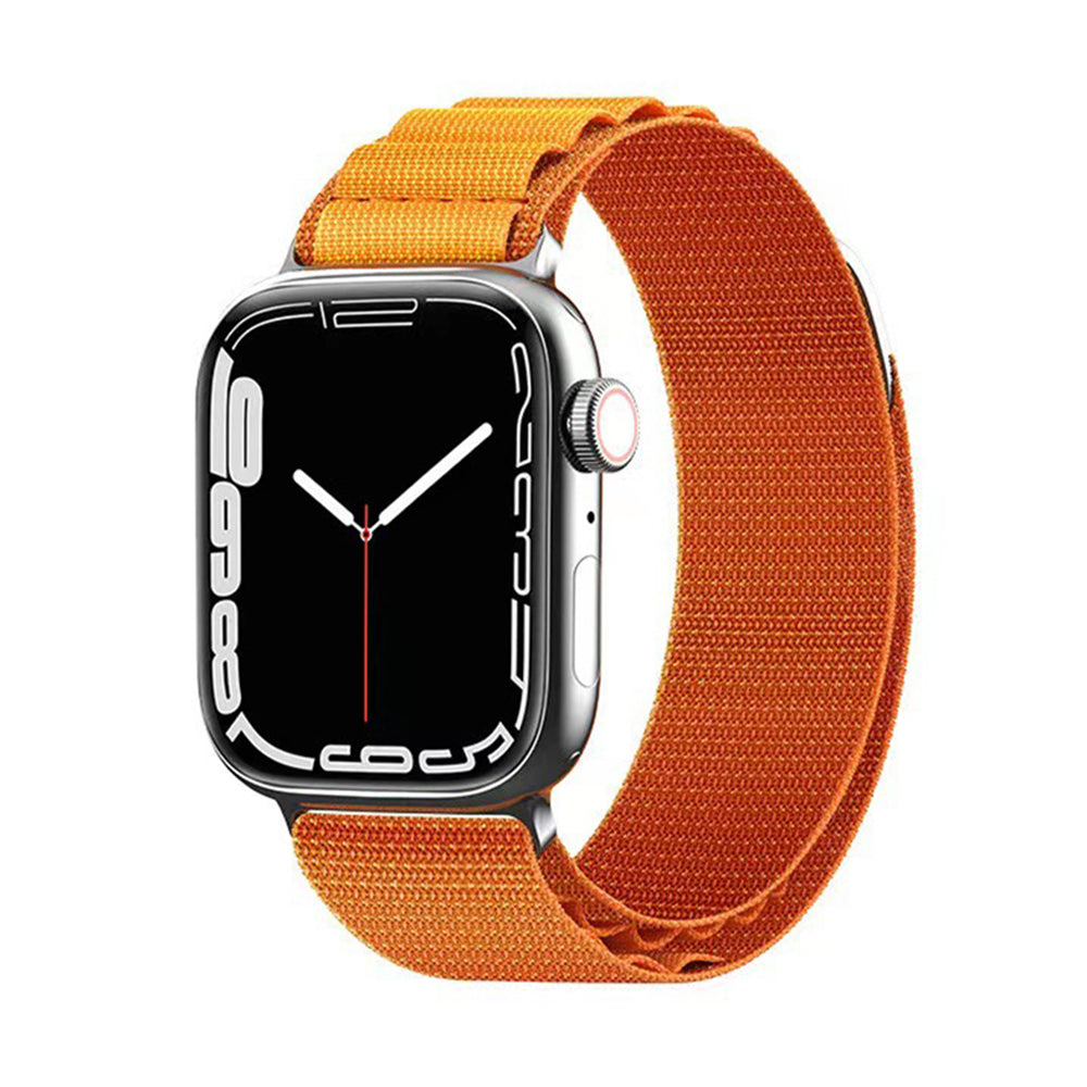 Techsuit W037 Herrengürtel für Apple Watch 42mm / 41mm / 40mm / 38mm Serie, Orange