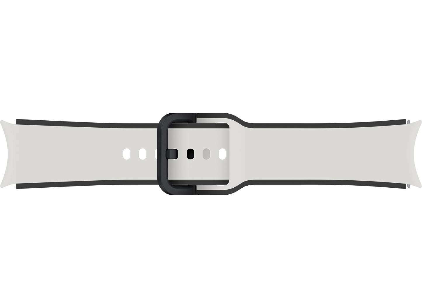 Zweifarbiges Sportarmband für Samsung Galaxy Watch7 / Watch FE / Watch6 / Watch5 / Watch4 Serie, M/L, Beige ET-STR91LJEGEU